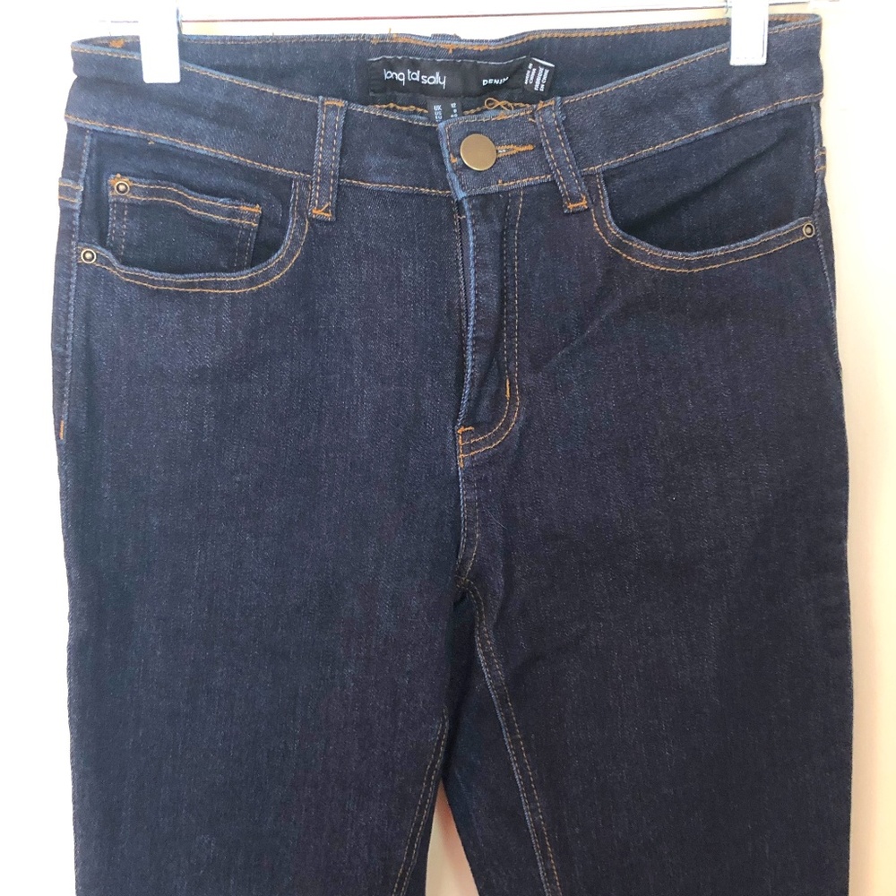 Long Tall Sally Dark Blue Skinny Jeans Sz US 8